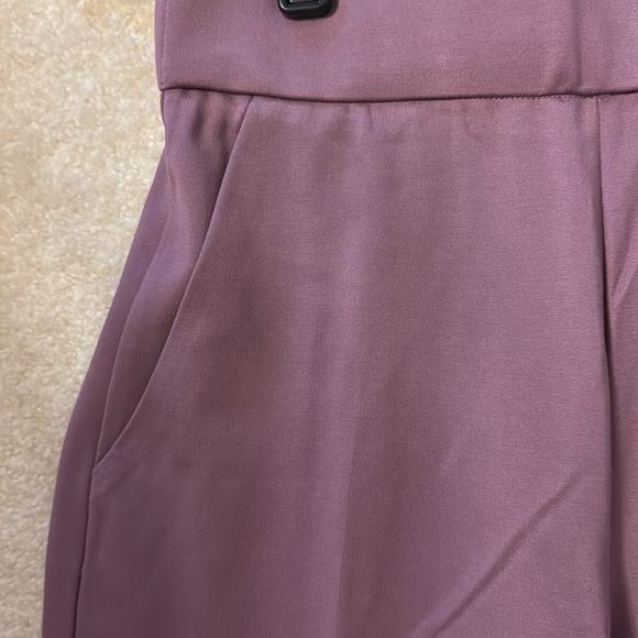 OGL Women's Wide Leg Pants in light purple. - Picture 2 of 5